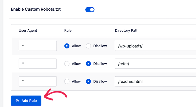 Adicionando regras personalizadas a um arquivo robots.txt Adicionando regras personalizadas a um arquivo robots.txt