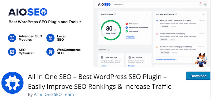 O plugin gratuito AIOSEO para WordPress O plugin gratuito AIOSEO para WordPress