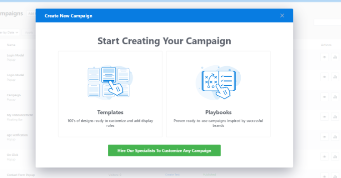 Criando uma campanha usando um playbook pronto Criando uma campanha usando um playbook pronto