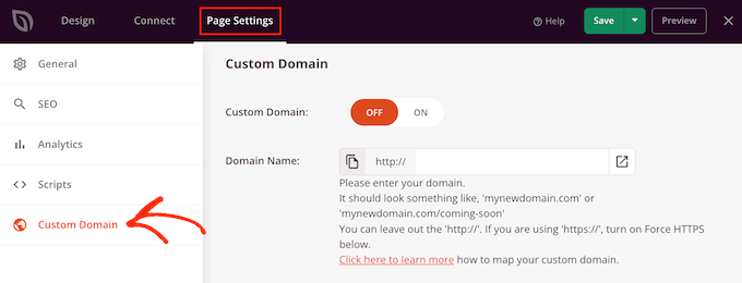 Adicionando um alias de domínio personalizado a uma página de destino Adicionando um alias de domínio personalizado a uma página de destino