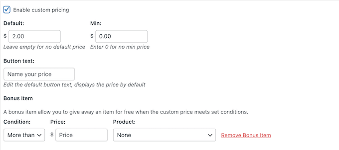 Adicionando produtos 'pague o quanto quiser' à sua loja online Adicionando produtos 'pague o quanto quiser' à sua loja online