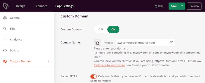 Como configurar o mapeamento de domínio usando um plugin de construtor de páginas Como configurar o mapeamento de domínio usando um plugin de construtor de páginas