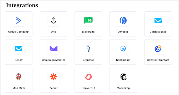 Integrando provedores de serviços de e-mail com seu plugin construtor de páginas Integrando provedores de serviços de e-mail com seu plugin construtor de páginas