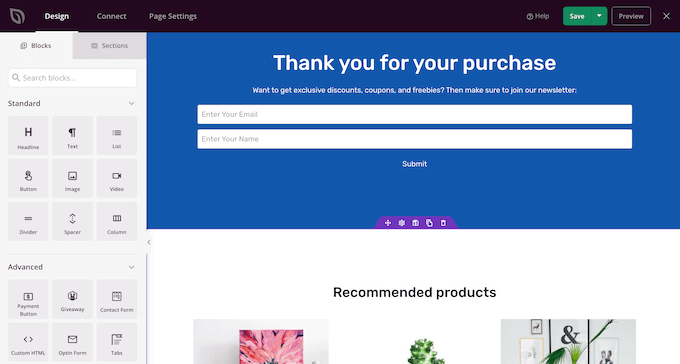 Criando uma página de agradecimento personalizada de alta conversão usando SeedProd Criando uma página de agradecimento personalizada de alta conversão usando SeedProd