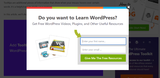 Exemplo de popup simples Exemplo de popup simples