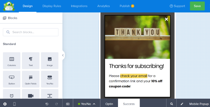 Adicionando uma tela de agradecimento personalizada a um popup do WordPress Adicionando uma tela de agradecimento personalizada a um popup do WordPress