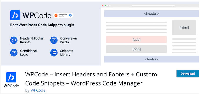 O plugin gratuito de snippets de código WordPress WPCode O plugin gratuito de snippets de código WordPress WPCode