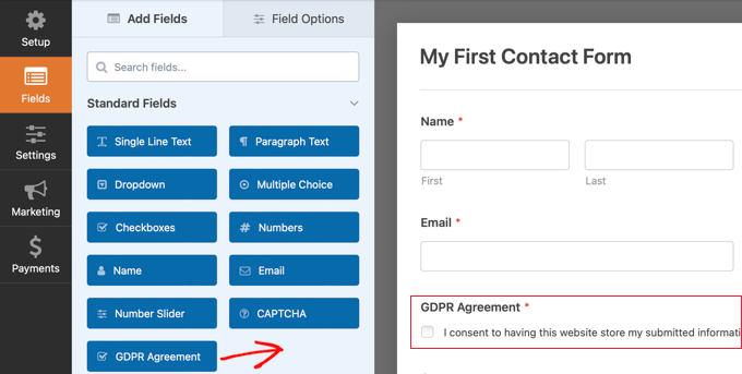 Como criar um formulário WordPress compatível com GDPR usando WPForms Como criar um formulário WordPress compatível com GDPR usando WPForms